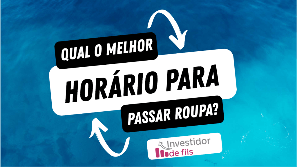 Qual o melhor horário para passar roupa?