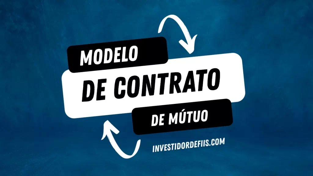 Modelo de contrato de mútuo