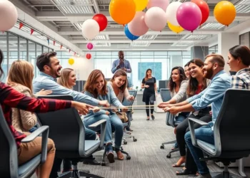 Brincadeiras no ambiente de trabalho