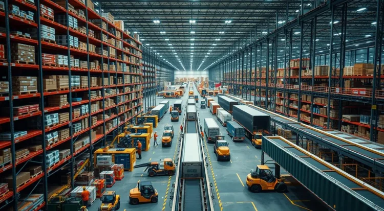 Canais de distribuição logística